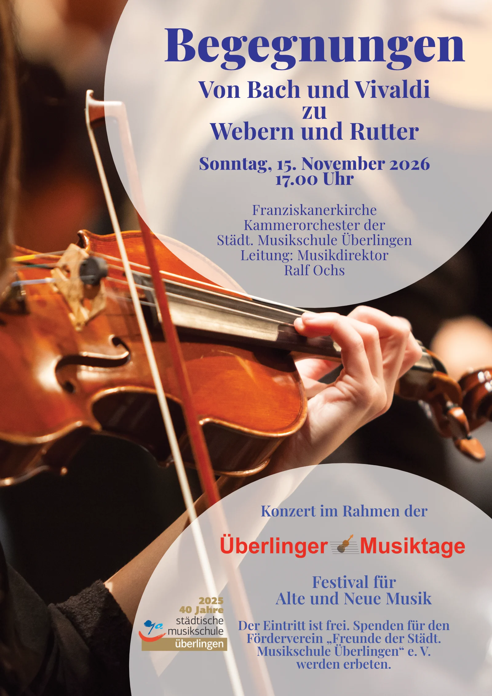 Kammerorchester Plakat A3 2026