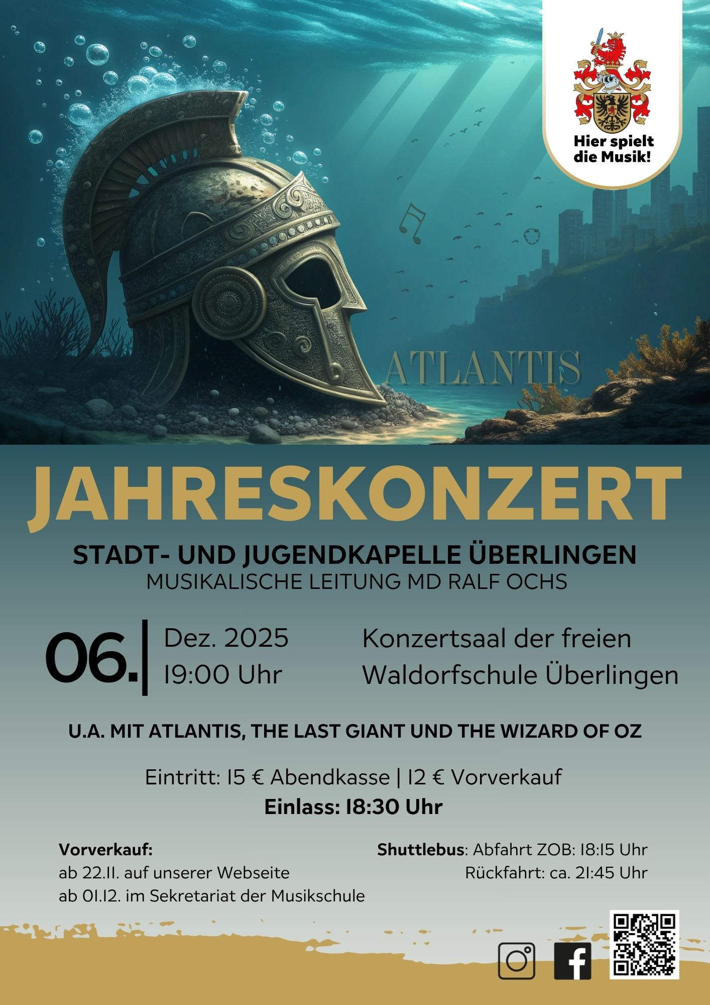 Plakat Jahreskonzert 2025